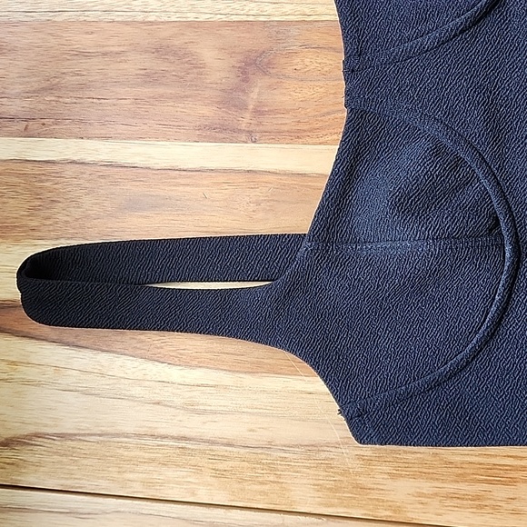 NWOT Mimosa black bustier corset crop top size L - Picture 4 of 9